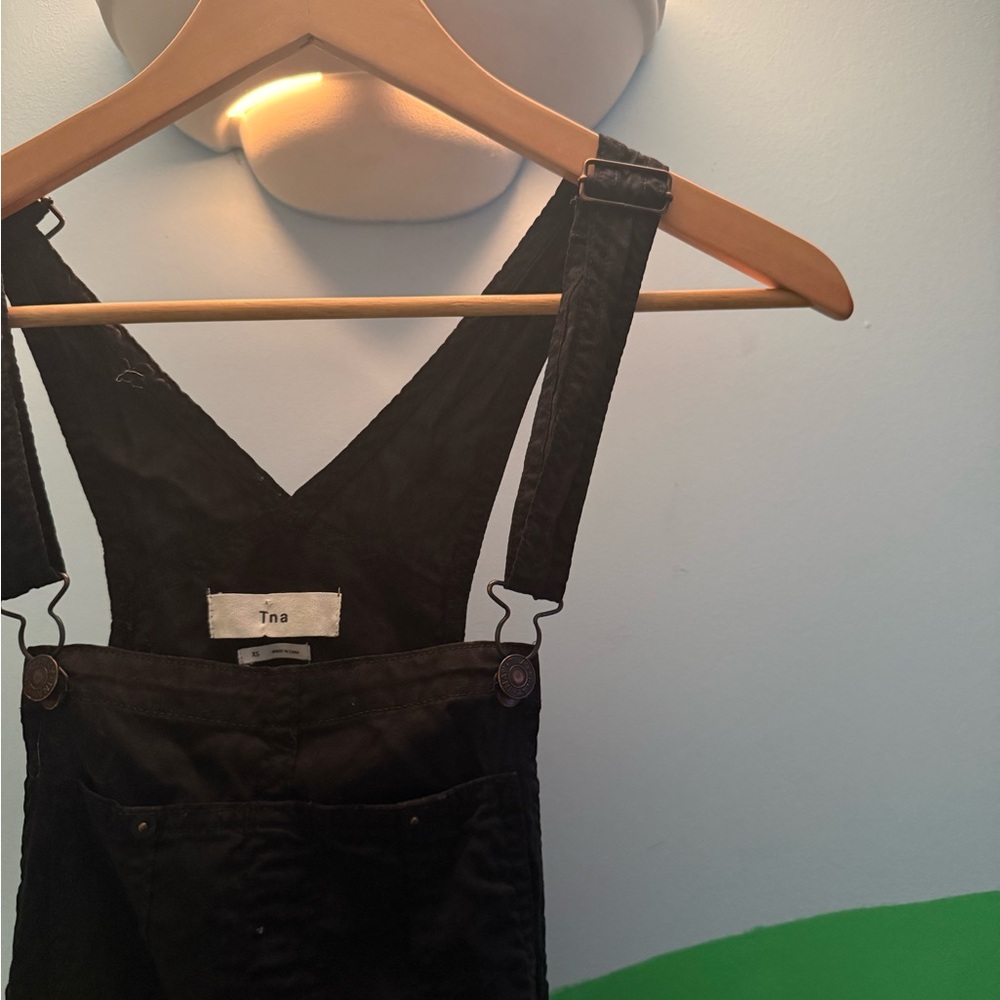 TNA Black Short Overalls